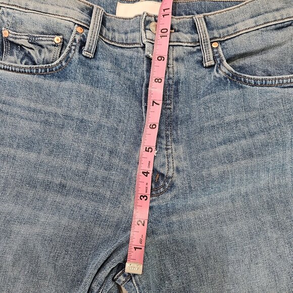 NEW! Mother Superior The Fly Cut Tomcat Roller Wide Leg Denim Jeans Size 29 - Picture 14 of 16